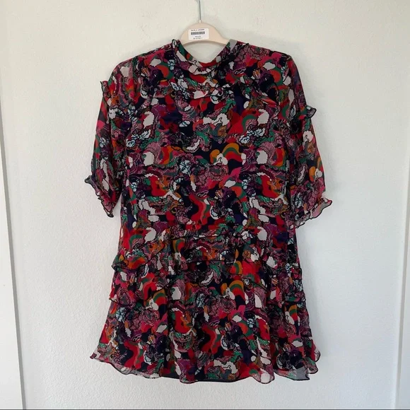 SALONI Printed Tilly Ruffle Dress - Picture 7 of 10